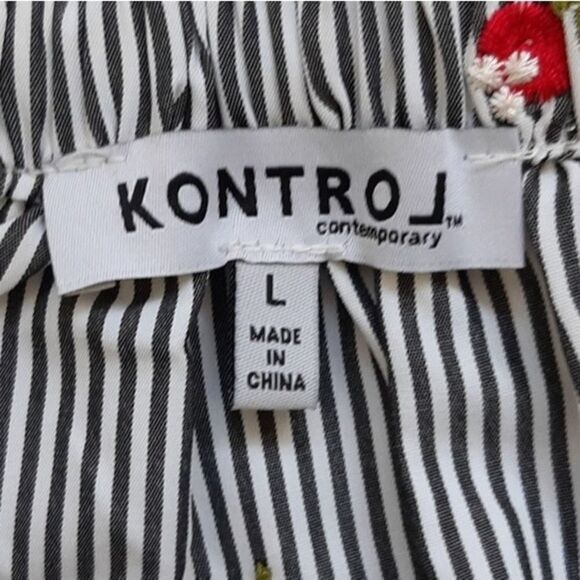Kontrol Contemporary cropped embroidered top - Picture 4 of 8